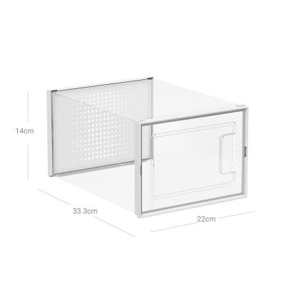 Estantería modular con compartimentos BOXIFY, blanca