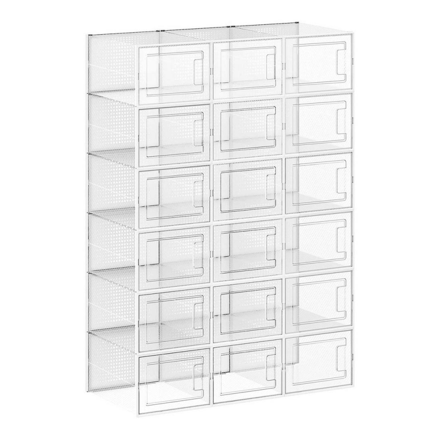 Estantería modular con compartimentos BOXIFY blanca