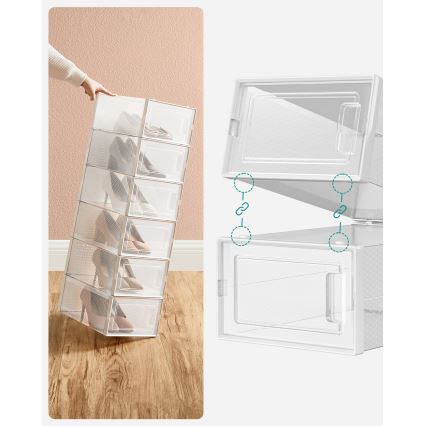 Estantería modular con compartimentos BOXIFY blanca