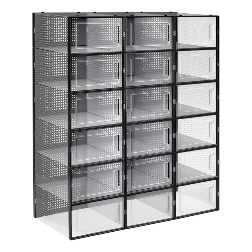 Estantería modular con compartimentos BOXIFY, color negro