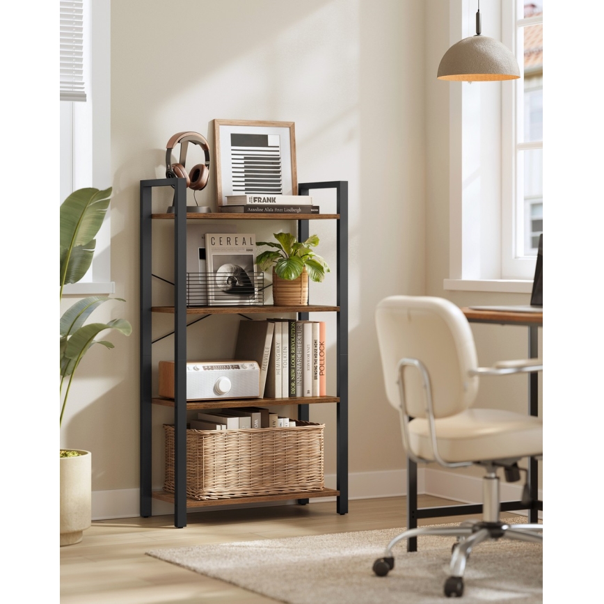 Estantería NAVARO marrón/negro