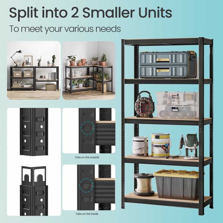 Estantería ORDIFY negra