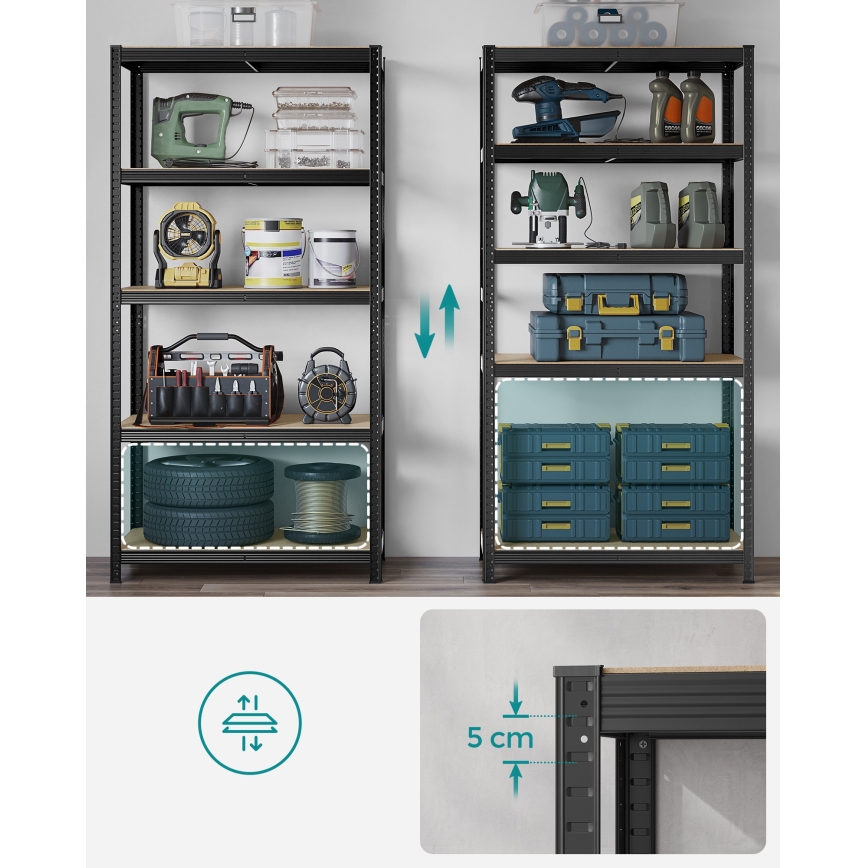 Estantería ORDIFY negra