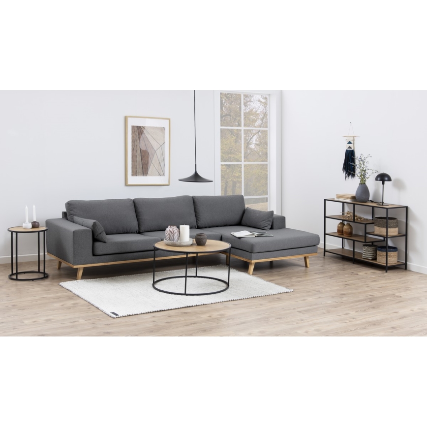 Estantería SARON roble/negro
