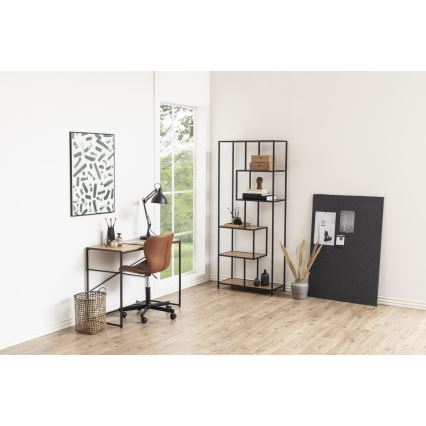 Estantería SARON roble/negro