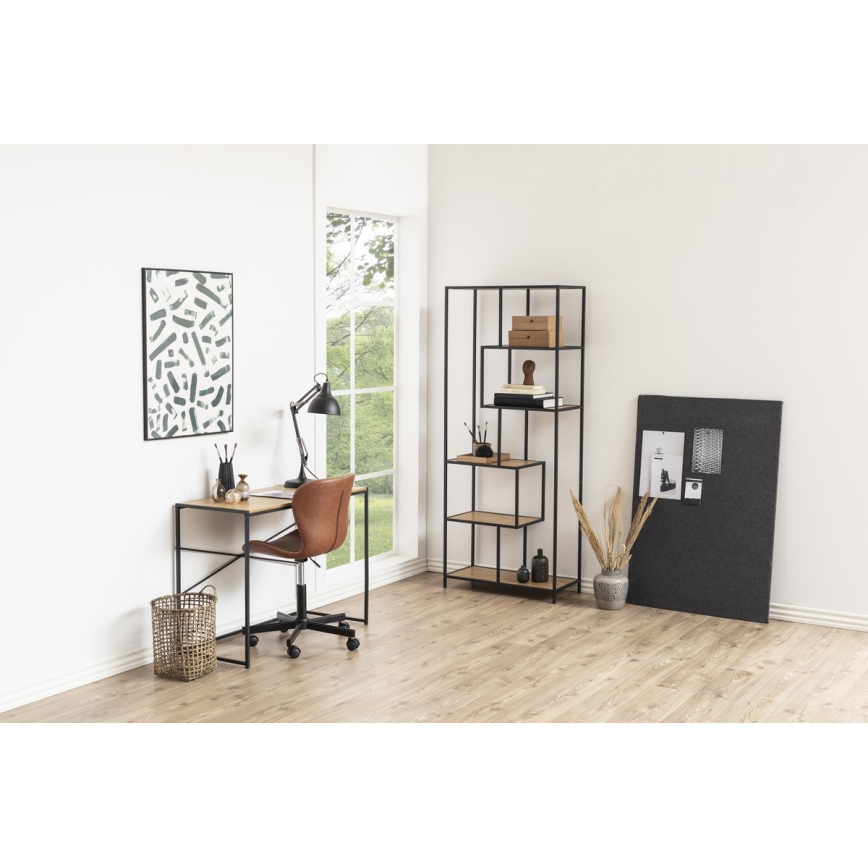Estantería SARON roble/negro