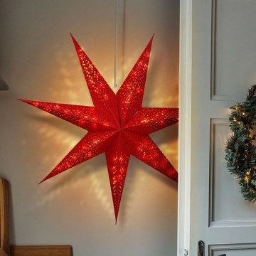 Estrella LED para decoración navideña, 60 cm, LED/2xAA