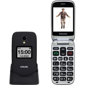Evolveo - EasyPhone FS, teléfono móvil abatible de 2.8