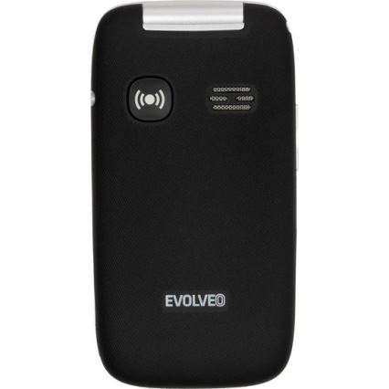 Evolveo - EasyPhone FS, teléfono móvil abatible de 2.8, negro