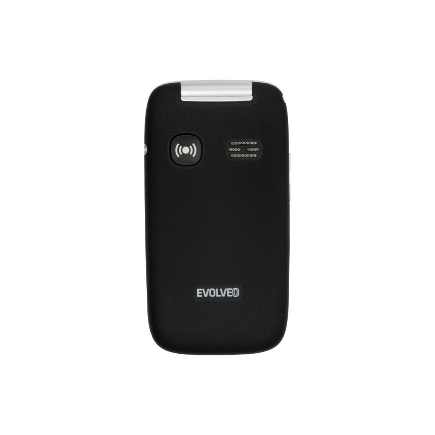 Evolveo - EasyPhone FS, teléfono móvil abatible de 2.8, negro