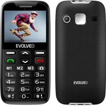 Evolveo - EasyPhone XR, teléfono móvil 4G para personas mayores, negro