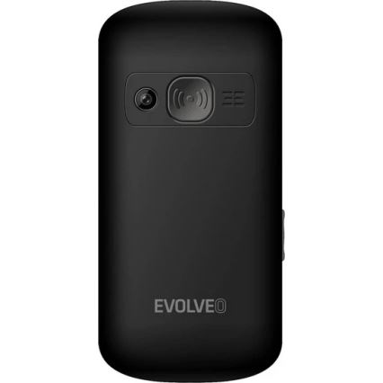 Evolveo - EasyPhone XS, teléfono móvil para personas mayores, color negro
