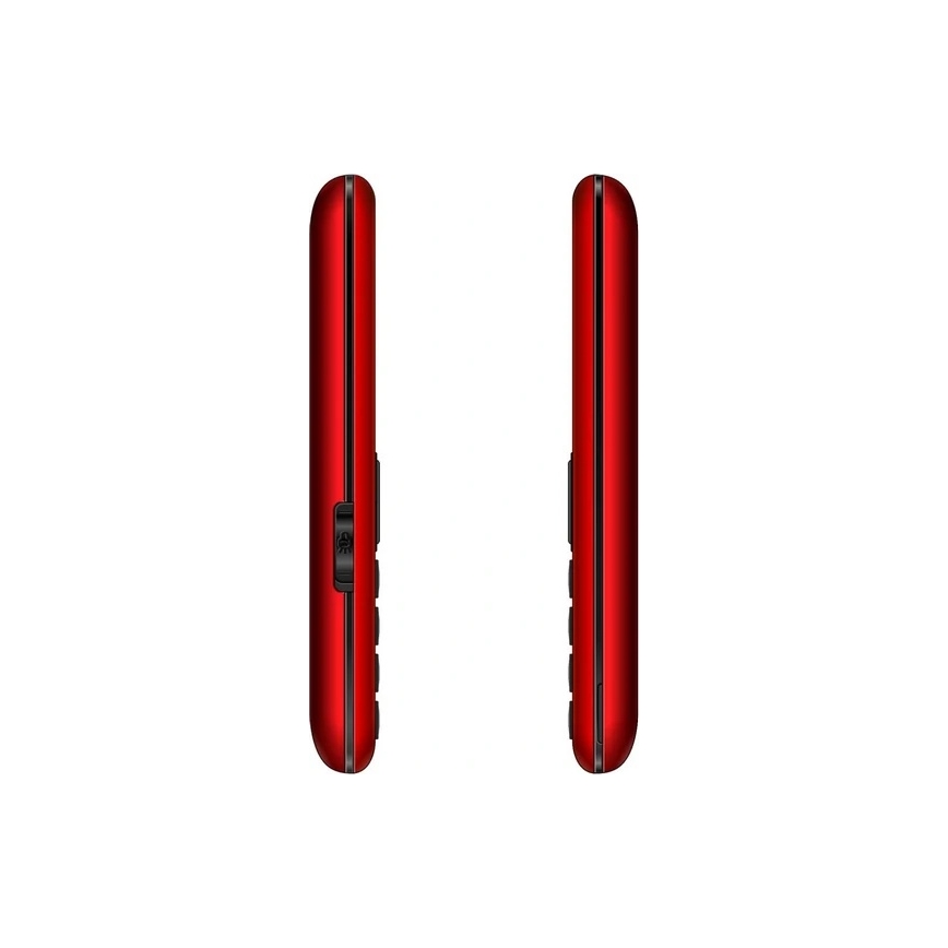 Evolveo - EasyPhone XS, teléfono móvil para personas mayores, color rojo