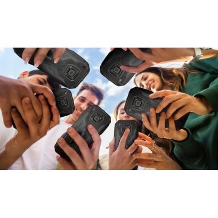 Evolveo - MaxPhone A1, teléfono con teclado físico Dual SIM, negro