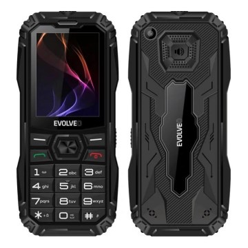 Evolveo - MaxPhone A1, teléfono Dual SIM con teclado físico, color negro