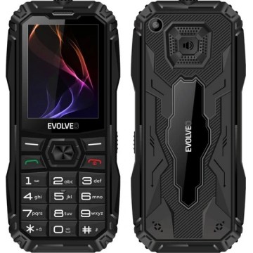 Evolveo - MaxPhone A1, teléfono Dual SIM con teclado físico, negro