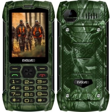 Evolveo-StrongPhone H1, teléfono Dual SIM impermeable, camuflaje de caza