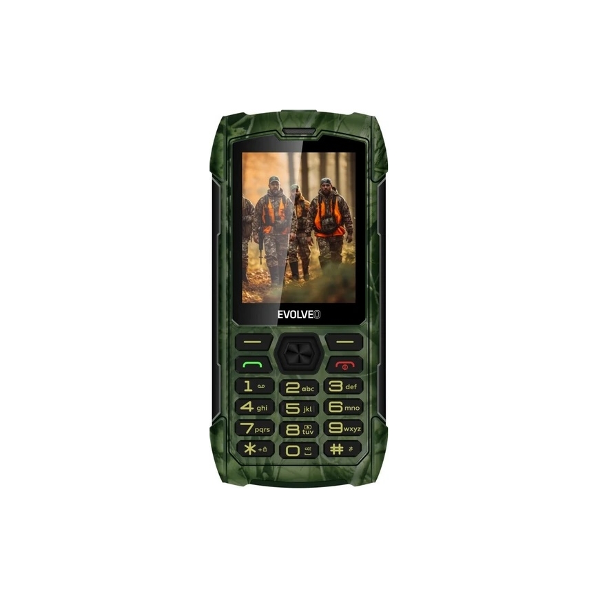 Evolveo-StrongPhone H1, teléfono Dual SIM impermeable, camuflaje de caza