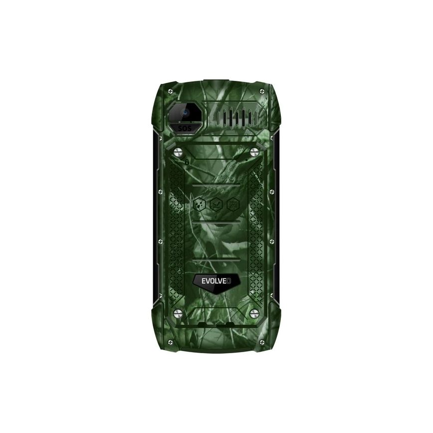 Evolveo-StrongPhone H1, teléfono Dual SIM impermeable, camuflaje de caza