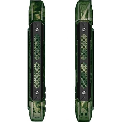 Evolveo - StrongPhone H1, teléfono Dual SIM impermeable con camuflaje de caza