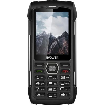 Evolveo - StrongPhone H1, teléfono Dual SIM resistente al agua, negro/gris