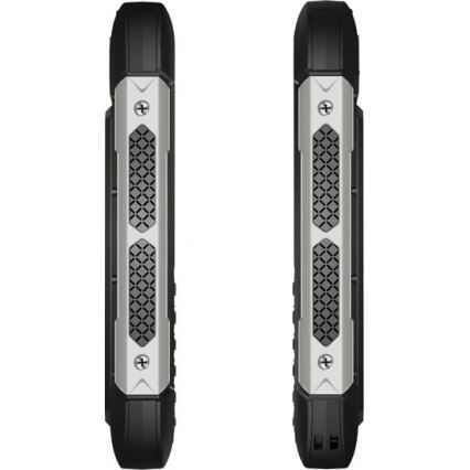 Evolveo - StrongPhone H1, teléfono Dual SIM resistente al agua, negro/plata