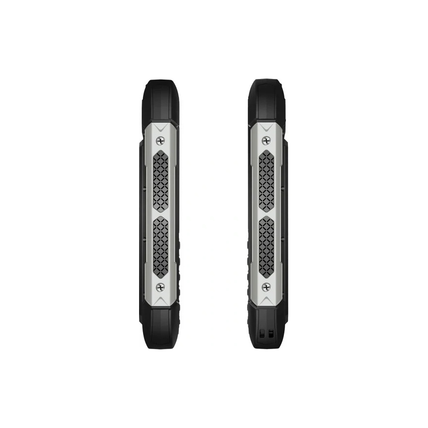 Evolveo - StrongPhone H1, teléfono Dual SIM resistente al agua, negro/plata