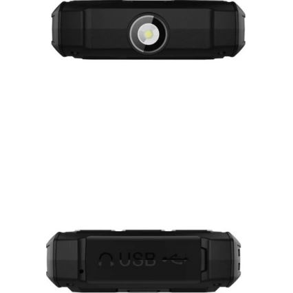 Evolveo - StrongPhone H1, teléfono Dual SIM resistente al agua, negro/plata