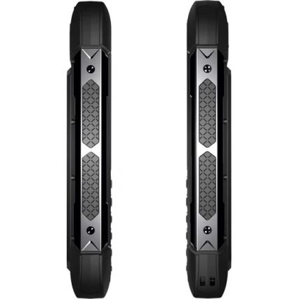 Evolveo - StrongPhone H1, teléfono Dual SIM resistente al agua, negro y gris