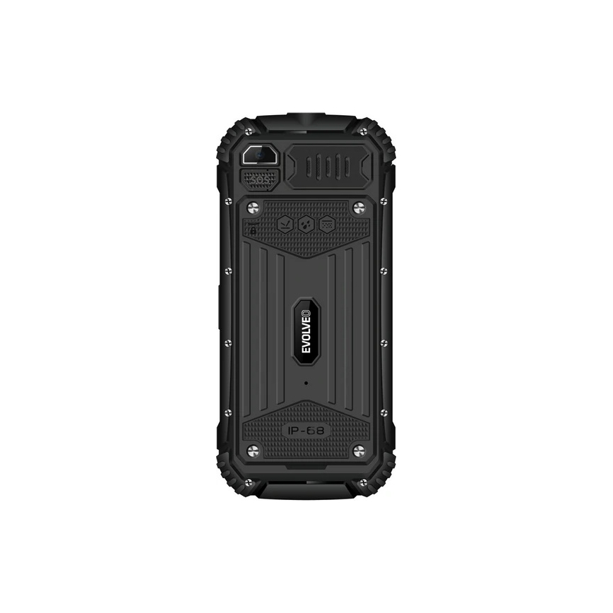 Evolveo - StrongPhone Q1, teléfono Dual SIM resistente al agua, negro