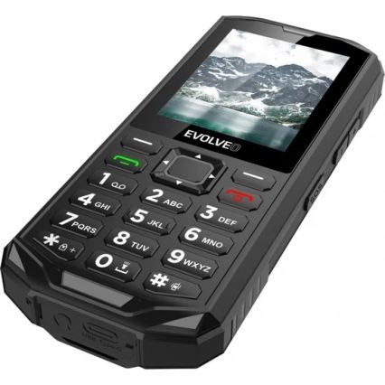 Evolveo - StrongPhone X5, teléfono Dual SIM resistente al agua, negro/gris