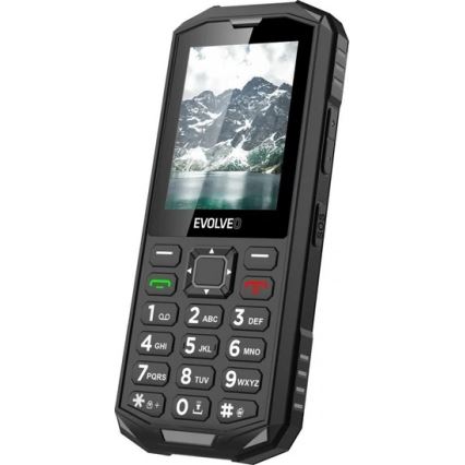 Evolveo - StrongPhone X5, teléfono Dual SIM resistente al agua, negro/gris