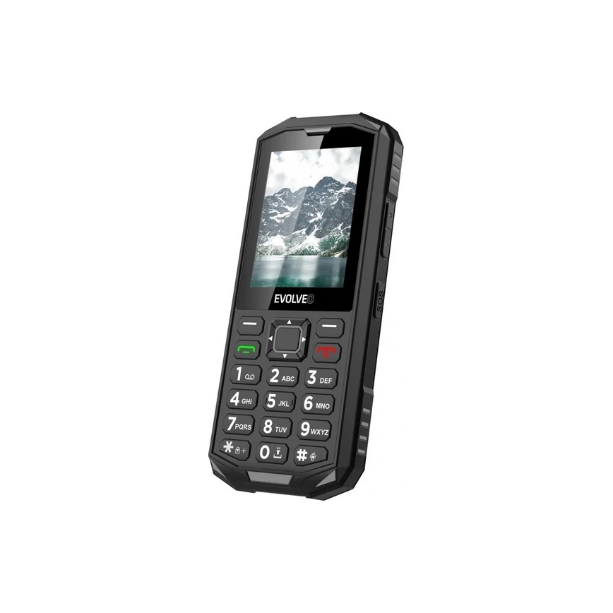 Evolveo - StrongPhone X5, teléfono Dual SIM resistente al agua, negro/gris