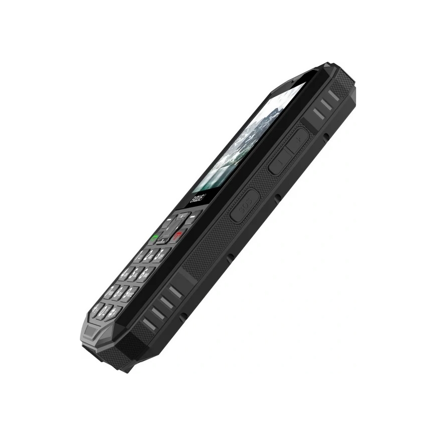 Evolveo - StrongPhone X5, teléfono Dual SIM resistente al agua, negro/gris