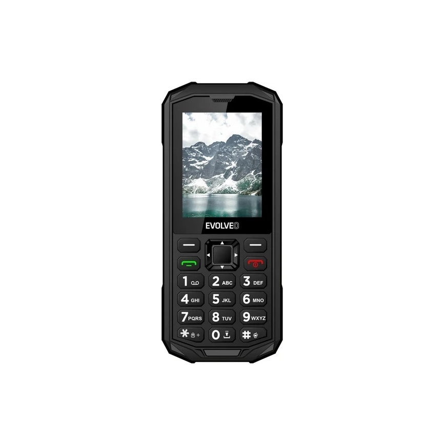Evolveo - StrongPhone X5, teléfono Dual SIM resistente al agua, negro y gris