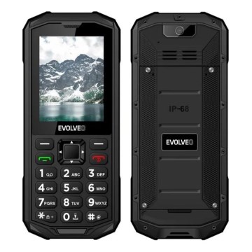 Evolveo - StrongPhone X5, teléfono resistente al agua Dual SIM, negro/gris
