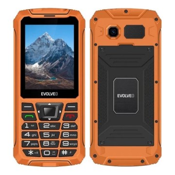 Evolveo - StrongPhone Z6 resistente al agua Dual SIM, naranja