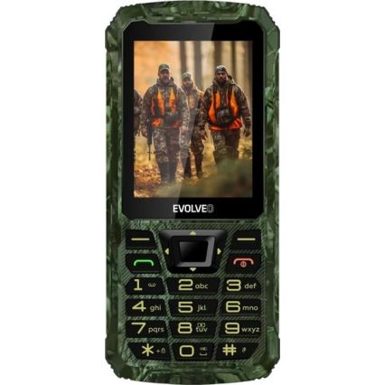 Evolveo - StrongPhone Z6, teléfono Dual SIM impermeable, camuflaje de caza