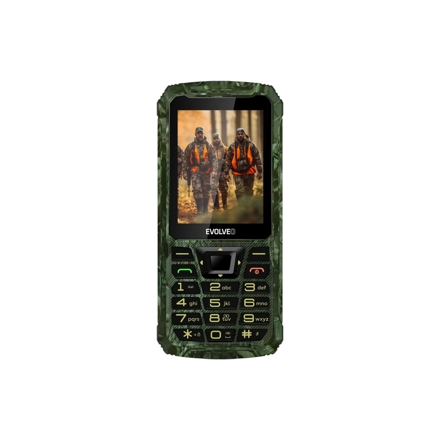 Evolveo - StrongPhone Z6, teléfono Dual SIM impermeable, camuflaje de caza
