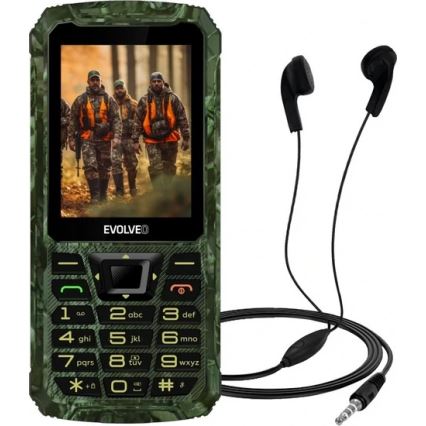 Evolveo - StrongPhone Z6, teléfono Dual SIM impermeable, camuflaje de caza