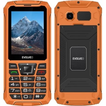 Evolveo - StrongPhone Z6, teléfono Dual SIM impermeable, naranja