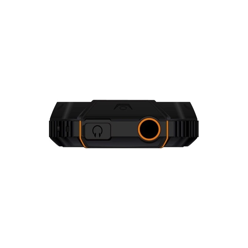 Evolveo - StrongPhone Z6, teléfono Dual SIM impermeable, negro - naranja