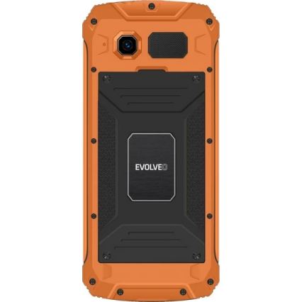 Evolveo - StrongPhone Z6, teléfono Dual SIM resistente al agua, color naranja