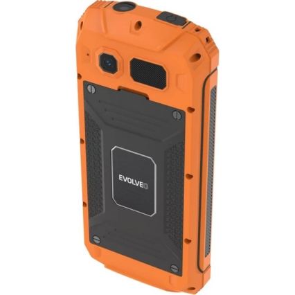 Evolveo - StrongPhone Z6, teléfono Dual SIM resistente al agua, color naranja