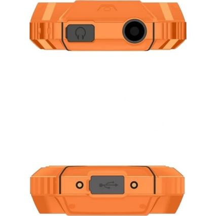 Evolveo - StrongPhone Z6, teléfono Dual SIM resistente al agua, naranja