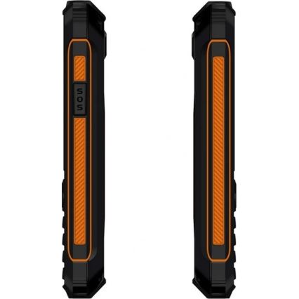 Evolveo - StrongPhone Z6, teléfono resistente al agua Dual SIM negro/naranja