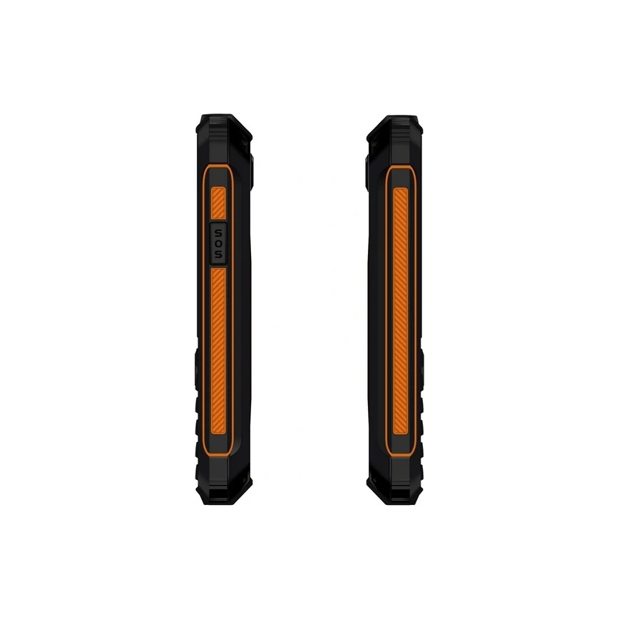 Evolveo - StrongPhone Z6, teléfono resistente al agua Dual SIM negro/naranja