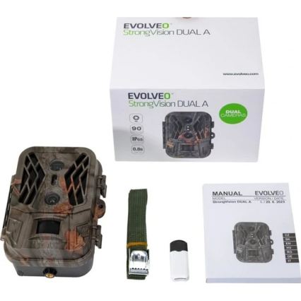 Evolveo - StrongVision DUAL A, cámara de fototrampeo/cámara de seguridad