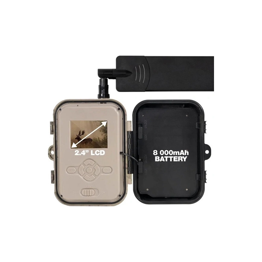 Evolveo - StrongVision Dual PRO 4G, cámara trampa con envío de imágenes, 16 GB