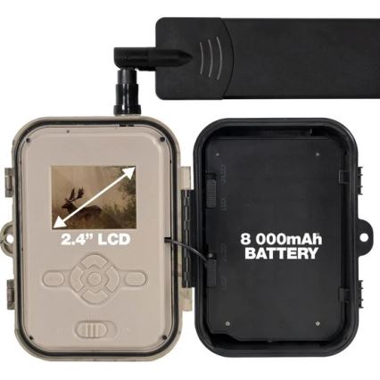 Evolveo - StrongVision Dual PRO 4G, cámara trampa con envío de imágenes por 4G, 16 GB